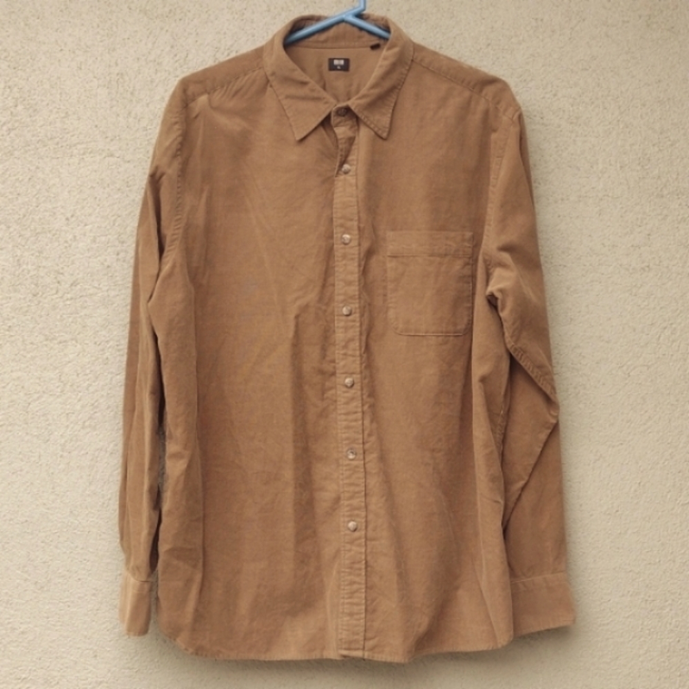 Uniqlo Tan Corduroy Shacket Men's XL